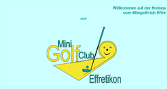 Desktop Screenshot of effretikon.minigolf.ch