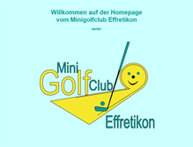 Tablet Screenshot of effretikon.minigolf.ch