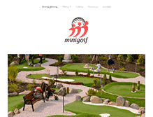 Tablet Screenshot of minigolf.org.pl