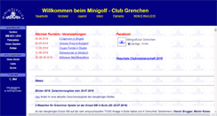 Desktop Screenshot of mc-grenchen.minigolf.ch