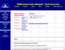Tablet Screenshot of mc-grenchen.minigolf.ch